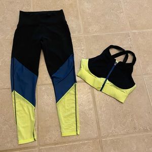 Fabletics legging & bra XS